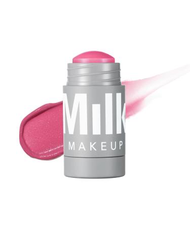 Milk make -up lip + cheek rally (purple rosa shimmer) - 0.21 fl oz - cream rouge & lip color - constructionable & mixable - 1 000+ wiping movements per stick - not comedogen - vegan animal test -free