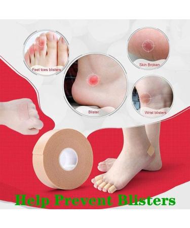 Moleskin Padding Adhesive Tape - 2 Rolls for Shoes, Toes, and Blisters Prevention - Buy Online on GoSupps.com
