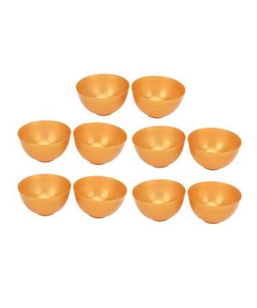 Gold Face Mask Mixing Bowl Set | 10 Lightweight Plastic Bowls for Salon Use - Reusable & International Shipping Available - Buy Online on GoSupps.com