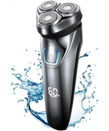 Buy Head Shavers for Bald Men | 3D Rotary Electric Shaver & Beard Trimmer - Waterproof Rechargeable Wet & Dry Use - Buy Online on GoSupps.com