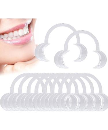 10pcs C-Shape Cheek Retainer - Disposable Mouth Opener for Teeth Whitening & Speech Games - Size M White - Buy Online on GoSupps.com