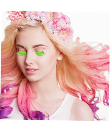 LALAFINA 10 Pairs Halloween Extra Long False Eyelashes Eye Lashes Extension for False Eyelashes Eyelash Women s Eyelashes Color Eyelashes Head Model Chemical Fiber Super Long Miss - Buy Online on GoSupps.com