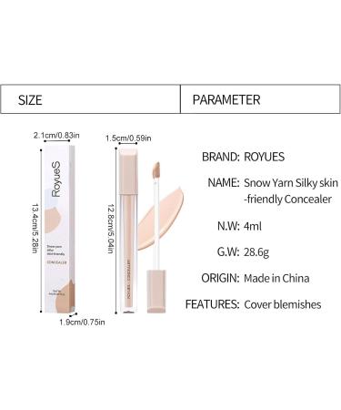 Healthy Skin Radiant Brightening Concealer Long Lasting Conceals Makeup Infallible 4 Shades High Adherence Perfect Radiant Liquid Concealers Makeup Lightweight Perfecting Noncomedogenic Full Coverage - Buy Online on GoSupps.com