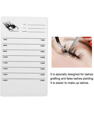 Eyelashes Extension Board Acrylic Eyelashes Grafting Storage Board with Measuring Function Fake Eyelashes Storage Palette for Lash Technicians - Buy Online on GoSupps.com