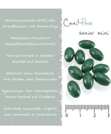Canimove Senior Mini - 100 Capsules | Veterinary Supplement for Eye & Brain Health | Buy Internationally - Buy Online on GoSupps.com