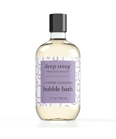 Deep Steep Bubble Bath, Lavender Chamomile, 17 Ounces 17 Fl Oz (Pack of 1)