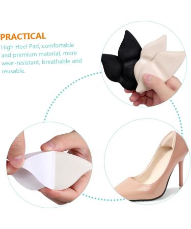 Holibanna 8 Pairs High Heels Half Pad - Supple Adhesive Heel Grip Liners & Cushions for Women | Shoe Inserts for Too Big Shoes - Buy Online on GoSupps.com