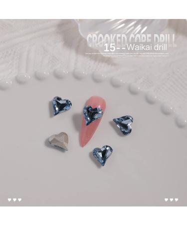 FEIlei 20Pcs Colorful Nails Charms Rhinestones Diamond Nail Art Crafts Nail Rhinestones - Buy Online on GoSupps.com