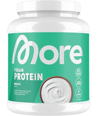 MORE NUTRITION Total Vegan Protein V3 - Unflavoured - 600g Unflavoured 600 g (1 pack)