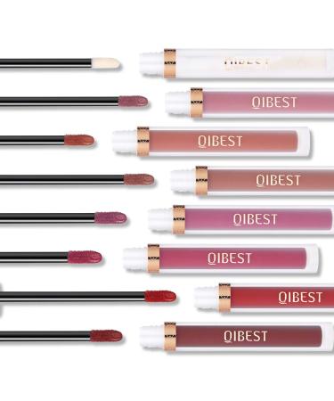Matte Liquid Lipstick Set + Lip Plumper Kit | Long Lasting, Waterproof Velvet Lip Gloss Gift Set for Women - 7Pcs Set A - Buy Online on GoSupps.com