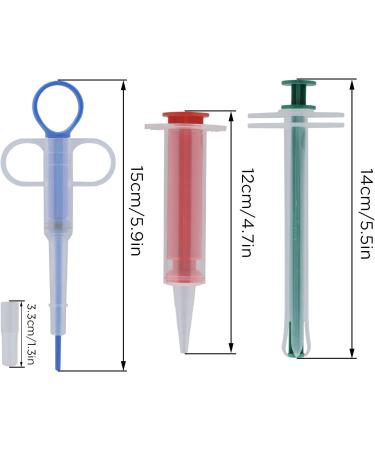 LUTER 4PCS Pet Syringe & Pill Shooter for Cats Dogs Small Animals - Reusable Medical Feeding Tool - Buy Online on GoSupps.com