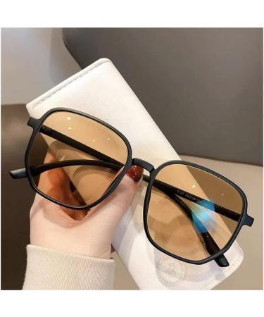 Zhenqi Anti Blue Ray Computer Gaming Glasses - Lightweight Anti Eye Strain Eyewear for Teens Men & Women - Black Tea - Buy Online on GoSupps.com