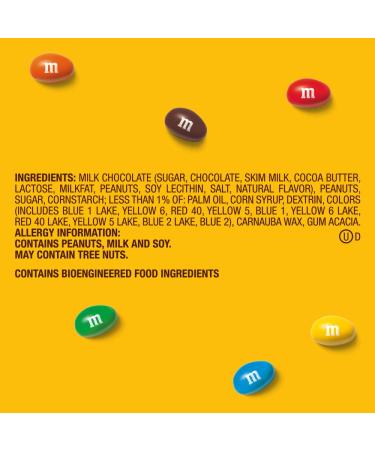 M&M'S Peanut Chocolate Candy 10.7 oz Sharing Size Bag - Buy Online on GoSupps.com