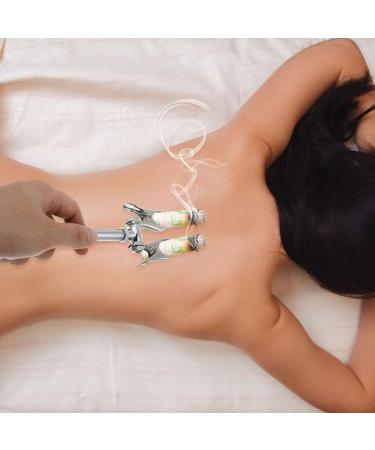 Buy Moxibustion Clip Mugwort Burner - Stainless Steel Moxa Stick Holder 16x6.5 cm for Moxa-Sticking Support - Buy Online on GoSupps.com