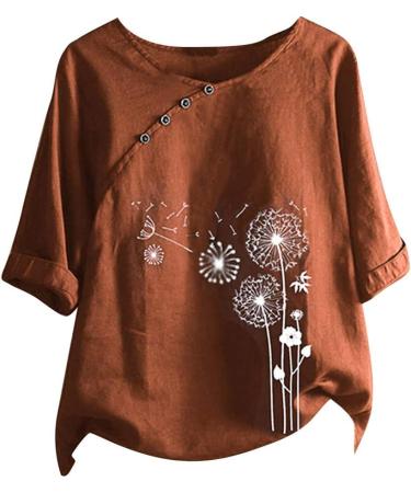 Elegant Women's Summer T-Shirt | Ppanguding Short Sleeve Blouse - Red XXL - Buy Online on GoSupps.com