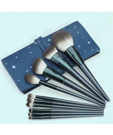Makeup Brush 10 Blue Eye Shadow Brush Loose Powder Blush Brush Two-color Fiber Wool Soft and Skin-friendly Beauty - Buy Online on GoSupps.com