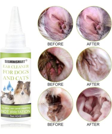 Segminismart Ear Cleaner for Dogs | Natural Care for Itchy Ears Gentle Cleaning & Inflammation Relief Shop Internationally! - Buy Online on GoSupps.com
