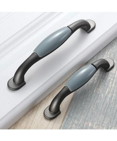 Bow Pull Handle Cabinet Handle 5pcs Kitchen Cabinet Door Handle with Blue Porcelain Gray Ceramic Furniture Drawer Knob Zinc Alloy Cupboard Furniture Pull(C96mm) (Color : B Size : 128mm) 128mm B - Buy Online on GoSupps.com