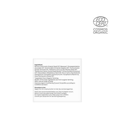 Organic Natural Lip Balm for Women - Juicy Chemistry Damask Rose & Fig (5g) | 100% Natural Moisturizer for Dry & Chapped Lips - Buy Online on GoSupps.com