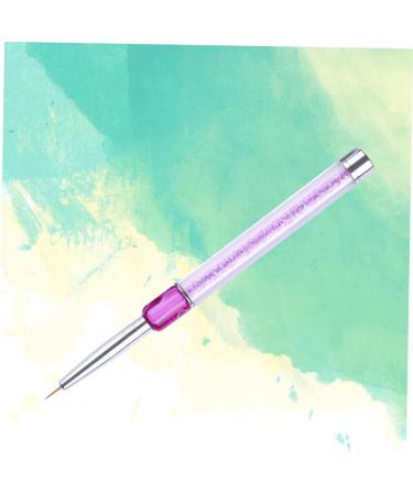 FRCOLOR Manicure Flower Barrettes for Women Builder Bunny Ears Headband Witch Hat Hair Pen Brush Purple - Buy Online on GoSupps.com