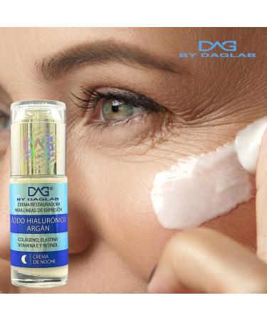 Night Cream for Expression Lines | Hydrating Hyaluronic Acid Argan Oil & Retinol | 1.3 Fl Oz | Restore Youthful Skin After Makeup Removal - Buy Online on GoSupps.com