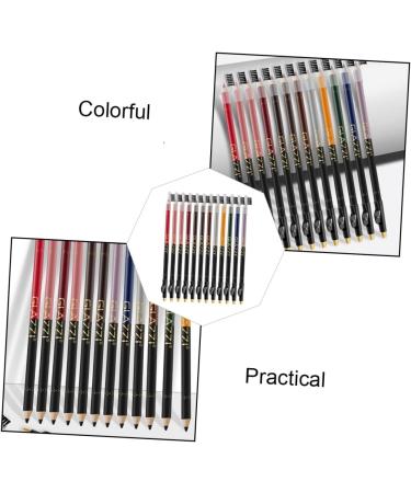 WOONEKY 12pcs Lip Liner Eyeliner Waterproof Eye Liner Pencil Lip Liner Pencil Natural Eye Makeup Pen Powder - Buy Online on GoSupps.com