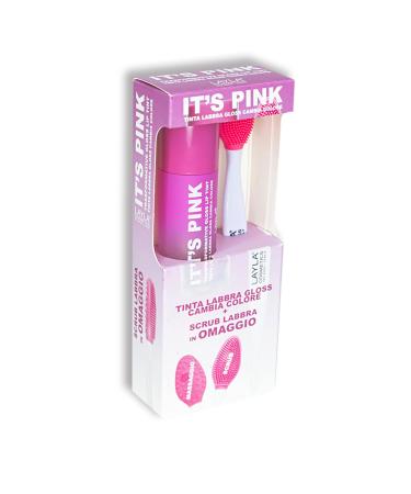 LAYLA Cosmetics Its Pink Transformative PH Lip Gloss and Scrubber Set