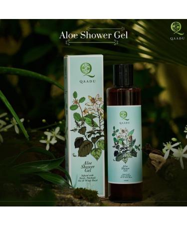 Aloe Shower Gel with Neroli & Patchouli | Vegan All Skin Types 200ml - Revitalize Rough Lacklustre Skin - Buy Online on GoSupps.com