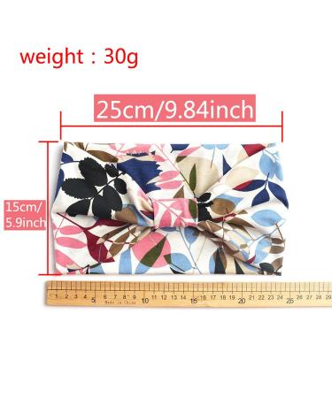 EYSL Boho Knotted Headband 3 Pack - Wide Fashion Stretch Head Wraps for Women - Twist Flower Printed Hair Band - Turban Bandana Hair Accessories - Multi-colored - Buy Online on GoSupps.com