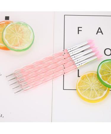 Nail Art Dotting Pen Set - 5 Double Ended Tools for Perfect Manicures | Pink | International Shipping - Buy Online on GoSupps.com