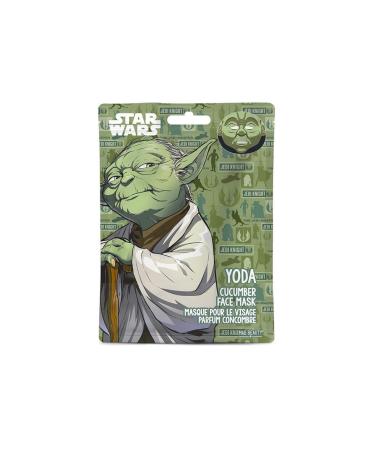 Mad Beauty Disney Facial Mask Tuchmask Star Wars Yoda moisturizing & refreshing cloth mask for well-groomed skin and a nice complexion