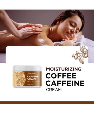 Caffeine Cellulite Cream for Thighs, Butt, and Belly - Moisturizing Firming Lotion with Shea & Cocoa Butter - Vegan Formula for Women - Buy Online on GoSupps.com