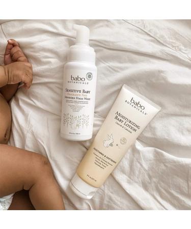 Babo Botanicals Unscented Baby Foam Wash 9 Fl Oz | Organic Calendula & Oat Protein - Buy Online on GoSupps.com