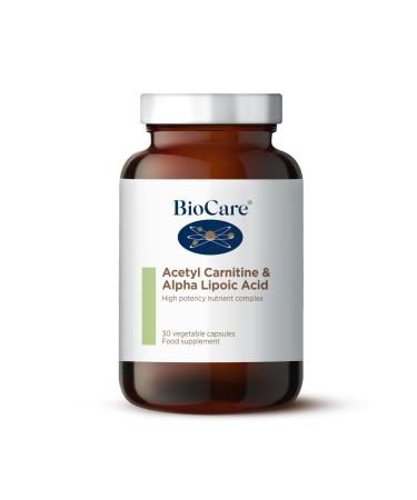 BioCare Acetyl Carnitine & Alpha Lipoic Acid - 30 Capsules