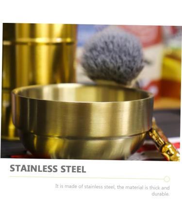 Buy Angoily 304 Stainless Steel Shaving Foam Shell Bowl - Snailing Cup for Cream & Soap - International Shipping Available - Buy Online on GoSupps.com