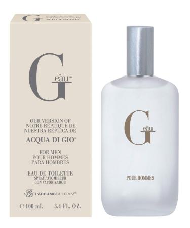 PB ParfumsBelcam G Eau, Our Version of Acqua Di Gio, Eau de Toilette Spray, 3.4 Fl Oz (F97090A)