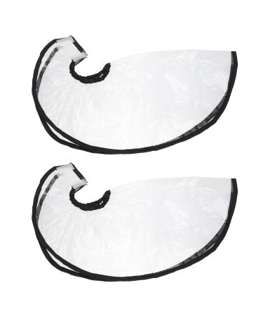 HEALLILY 2pcs Hair Shampoo Funnel Hair Washing Funnel Apron Hair Dye Cape Rinse Shampoo Washing Tool for Upright Position Washing Elderly Home Salon Black