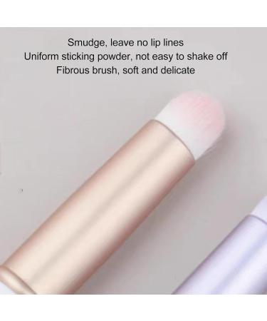 Lip Brushes Set for Precise Application 8 in 1 Portable Round Head Lip Smudge Brush Loose Powder Brush for Makeup Artists and Beauty Enthusiasts - Buy Online on GoSupps.com