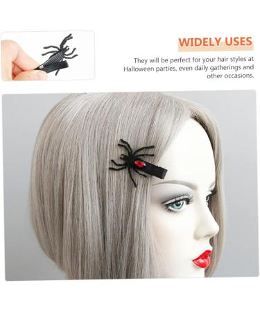 minkissy 16 Pairs Halloween Hair Clips Gothic Hair Clip Bat Hairclips Cosplay Hair Clips Devil Hairpins Prom Hair Black Accessories for Women Halloween Barrettes Iron Child Girl Bat Wing - Buy Online on GoSupps.com