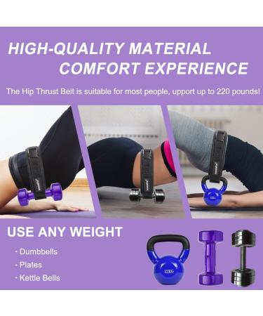 Amazefan Hip Dictation Belt - Slide-Resistant Booty Belt for Gym & Home Workouts | Multifunctional Dumbbell Accessory for Hip Bubbles & Strength Training - Buy Online on GoSupps.com