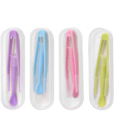 PuraQuot 4 Pack Multicolor Contact Lens Remover and Inserter Tool for Soft Lenses Contact Lens Applicator with Clean Storage Case Tweezers and Suction Stick with Soft Silicone Heads - Buy Online on GoSupps.com