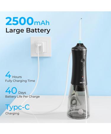 Buy Cordless Water Flosser - 300ML Portable IPX7 Waterproof 5 Modes USB Rechargeable | Perfect for Home & Travel - Buy Online on GoSupps.com