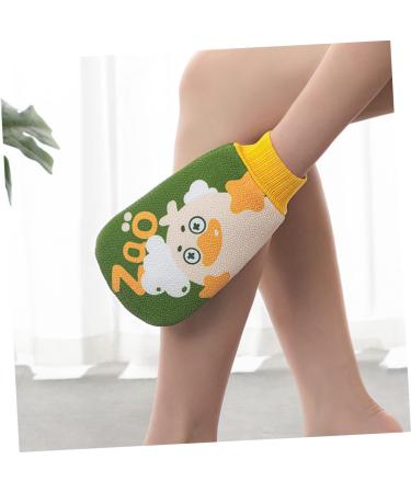 Beatifufu Bath Flower Gloves Body Washing Scrubbers Exfoliating Bath Gloves Shower Scrub Gloves Bathing Tool Exfoliating Glove Bath Loufas Exfoliating Bath Scrubber Bath Loofah 23x13cm Green - Buy Online on GoSupps.com