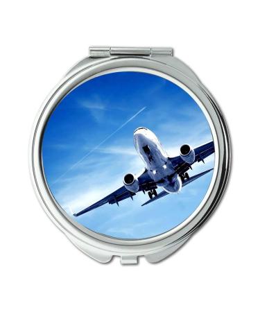 YENDOSTEEN aircraft desktop Mirror Travel Mirror fighter jets pocket mirror portable mirror