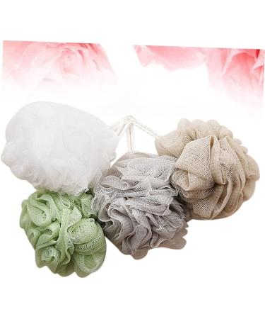 Buy Minkissy Body Scrubber Set - 8pcs Tennis Ball Sponges for Exfoliating Shower & Bathing - Soft Foam Cleaning Accessories for a Refreshing Experience - Buy Online on GoSupps.com