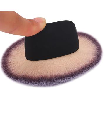 Mini Multifunctional Makeup Brush - Portable Soft Hair Powder Blush Tool for Beginners & Professionals (Black - Buy Online on GoSupps.com