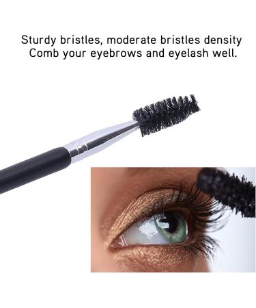 Double Head Eyelash Comb Eyebrow Eyelash Brush Shaper Eyebrow Eyelash Makeup Tool Portable Eyelash Separator Eyebrow Brush for Women Girls (Double ended mascara brush) - Buy Online on GoSupps.com