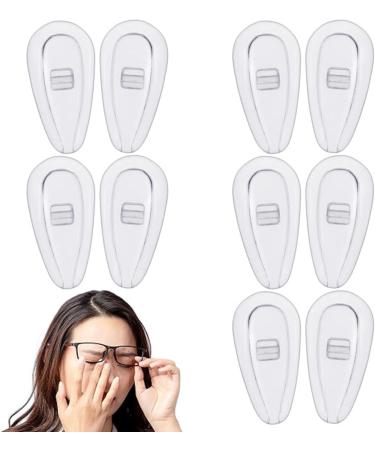 Bexdug Nasal Pads for Glasses - 5 Pairs Silicone Anti-Slip Nose Cushions | Glasses Repair Set for Men & Women - Buy Online on GoSupps.com