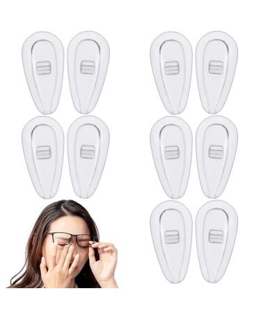 Stronrive glasses pad replacement |5 pairs of air bag silicone nose pads anti-slip-nose pads for glasses sunglasses screwable soft nose cushions as a replacement