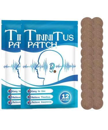 24PCS Tinnitus Relief Patches  Tinnitus Relief for Ringing Ears  Natural Herbal Tinnitus Relief Treatment Patches Relieves Discomfort for Hearing Loss and Ear Pain Relief